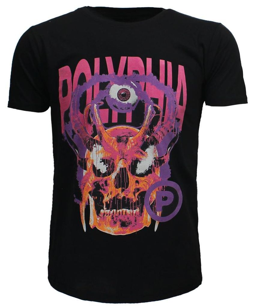 Polyphia Vibrant Skull T-Shirt – Offizielles Merchandise - XXL