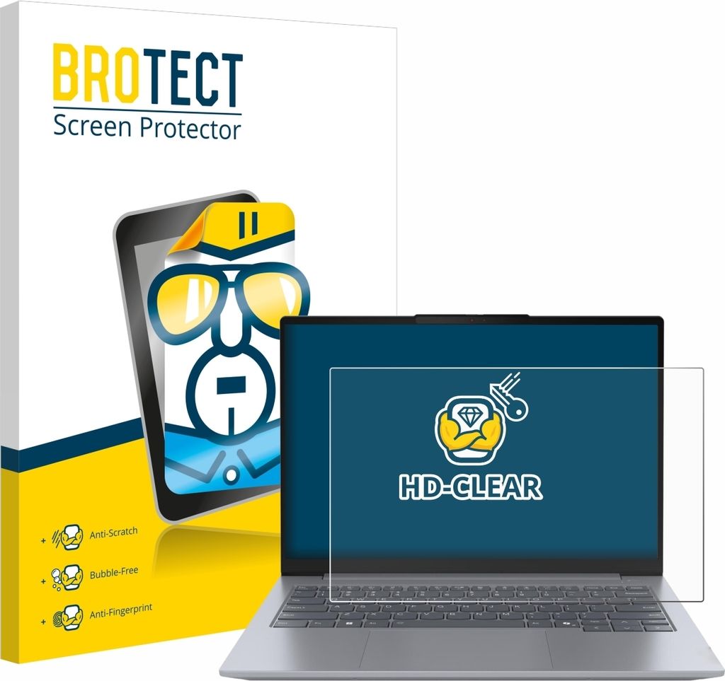 Für Lenovo ThinkBook 14 Gen 7 Schutzfolie BROTECT Displayschutz Display Schutz Folie Klar Transparent