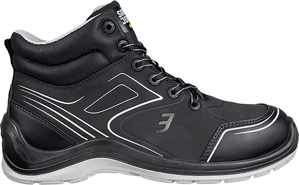 Sportlicher, halbhoher Sicherheitsschuh S3 - SAFETY JOGGER - FLOW S3 MID - 35 - 011287 T.35