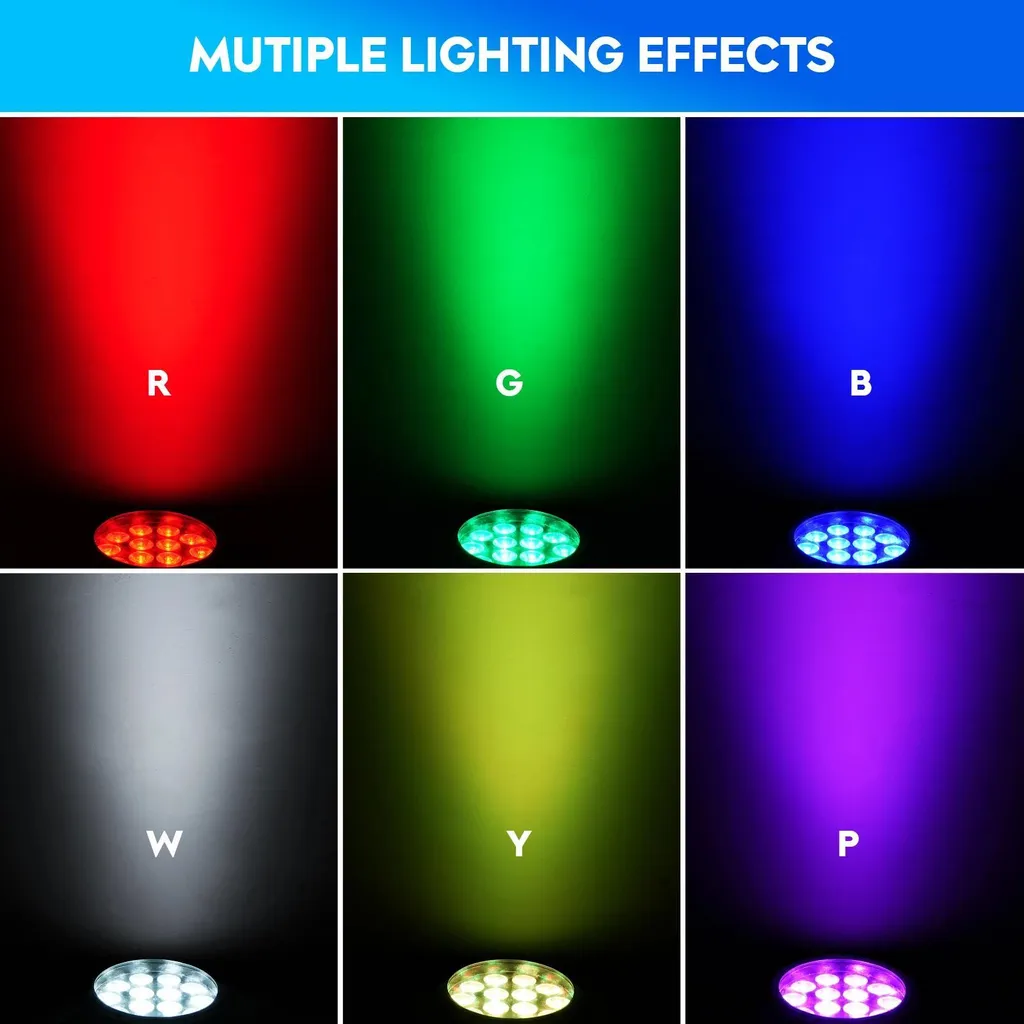 Projecteur LED PAR Étanche 140W - Solution Éclairage Extérieur DMX512 - 3