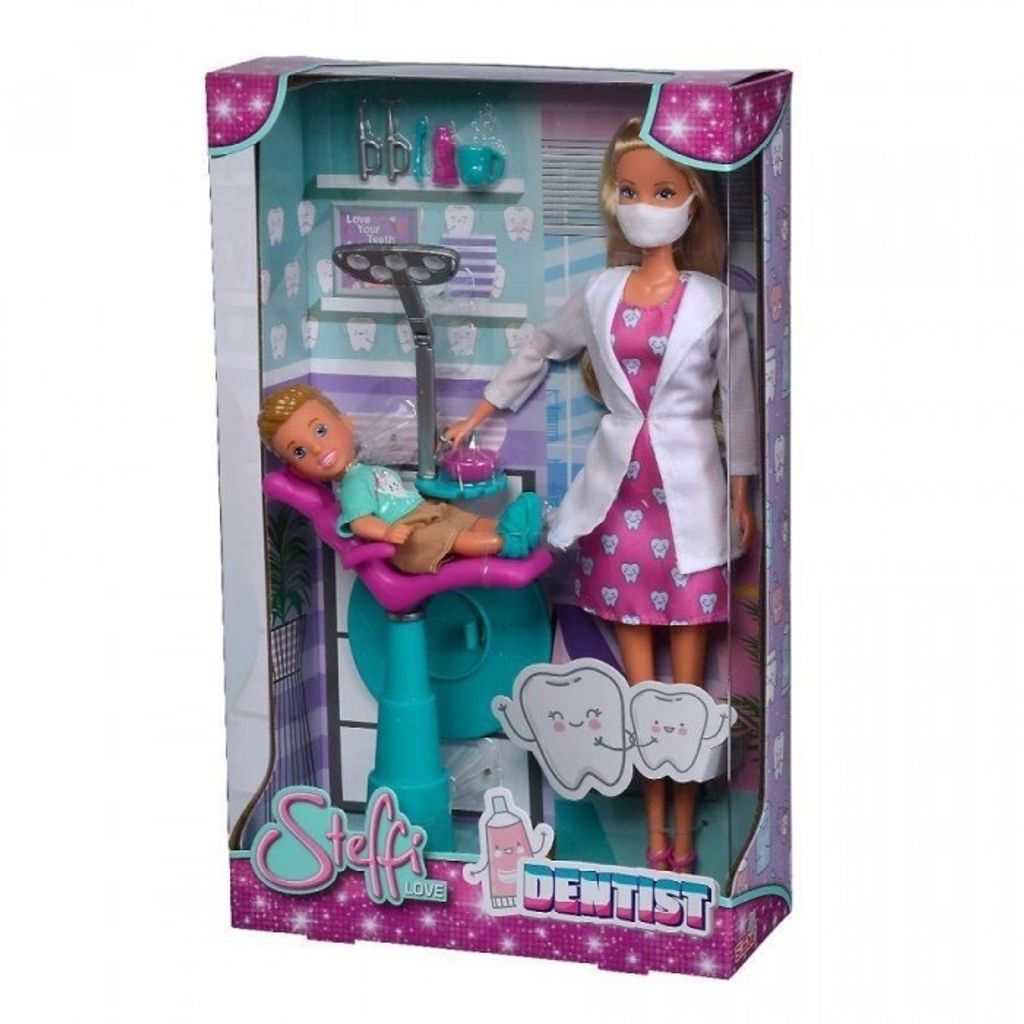 Simba Steffi Puppe Zahnarzt + Patient Produktbild 1