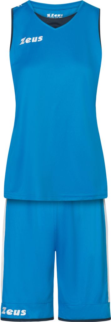 XL|Zeus Kit Flora Damen Basketball Trikot mit Shorts royal
