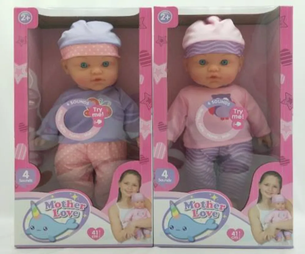 Poupée Basic Mother Love 41 cm avec sons réalistes pour enfant