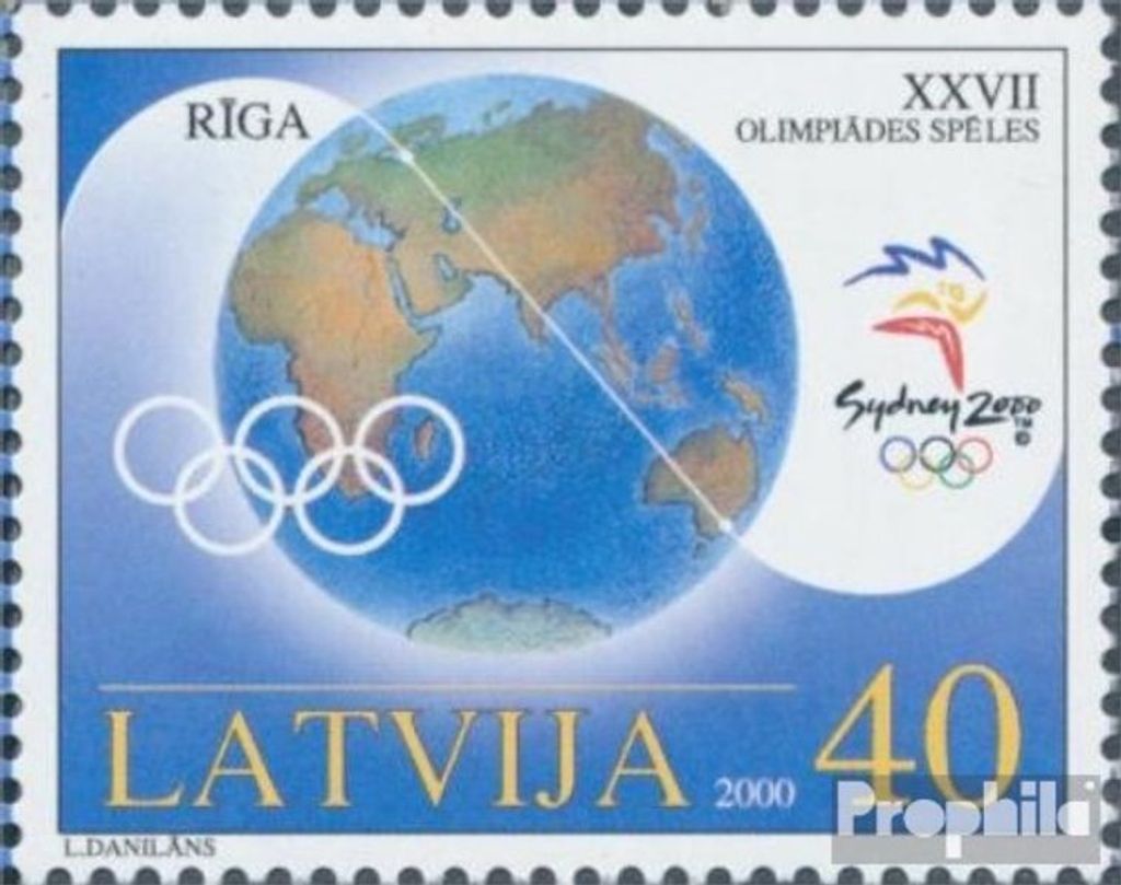 Briefmarken Lettland 2000 Mi 534 (kompl.Ausg.) postfrisch Sommerspiele