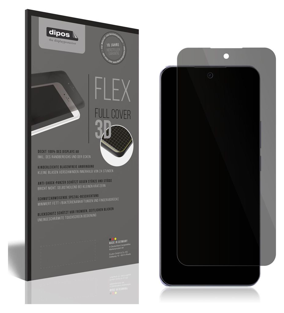 Full Cover Privacy Blickschutzfolie für Realme 14 Pro+ Folie Anti-Shock