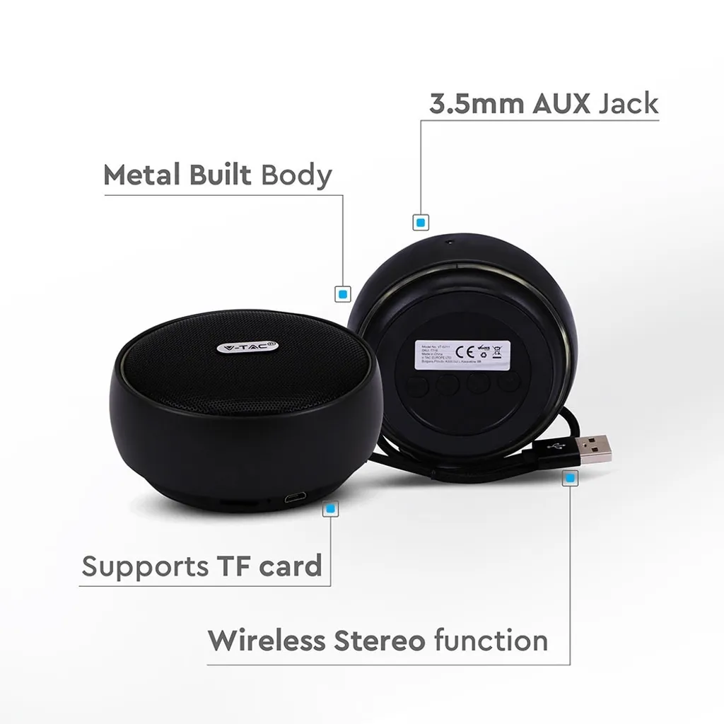 Offerta Speaker Bluetooth con Clip - Nero 4W 800mAh - Best Buy 2026 - 2
