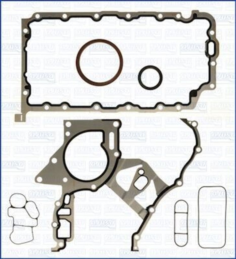 AJUSA 54079100 Dichtungssatz Kurbelgehäuse für OPEL VECTRA B (36) VECTRA B Caravan (31) VECTRA B CC (38) für VAUXHALL Vectra (B) CC (J96)