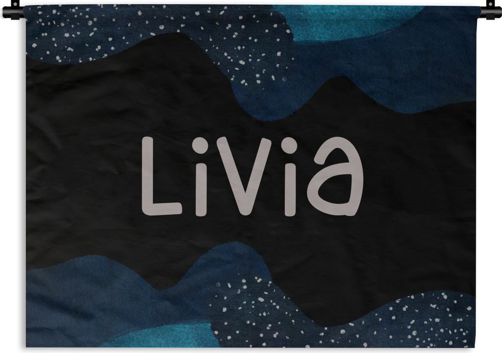 MuchoWow Wandteppich Wandbehang Livia - Pastell - Mädchen 90x67.5 cm Tapisserie Dekoration Wandtuch - Fototeppich - Wand-Skulpturen