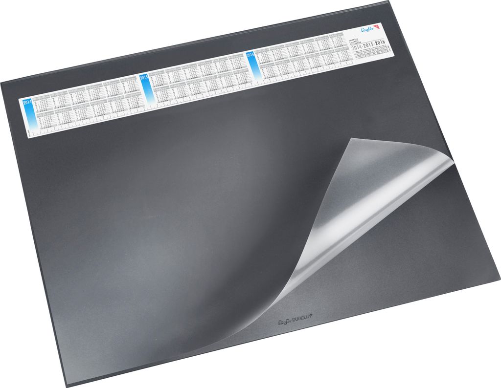 Läufer Schreibunterlage DURELLA DS 520 x 650 mm schwarz Produktbild 