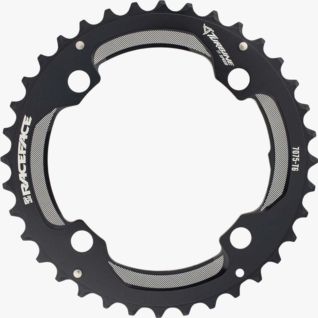 Race Face Turbine Kettenblattset, 24/34 Z., black 11-fach,
