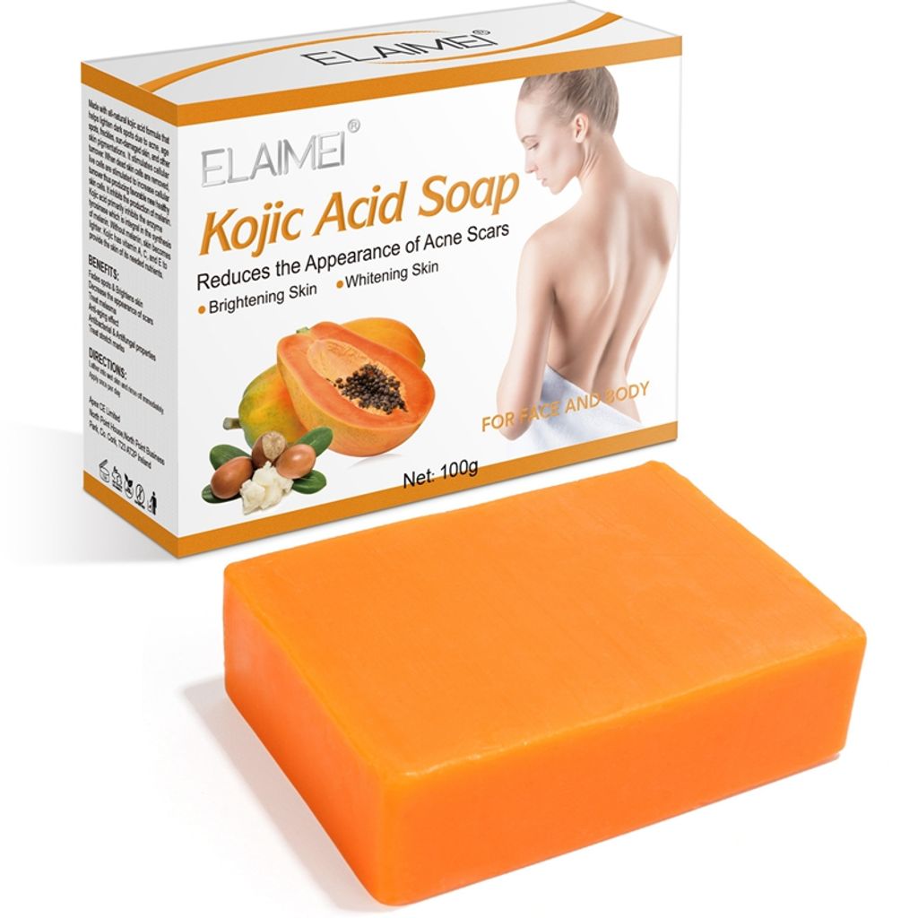 Kojisäure-Seife 2er Set – Aufhellend, Gegen Akne, Für Gesicht & Körper