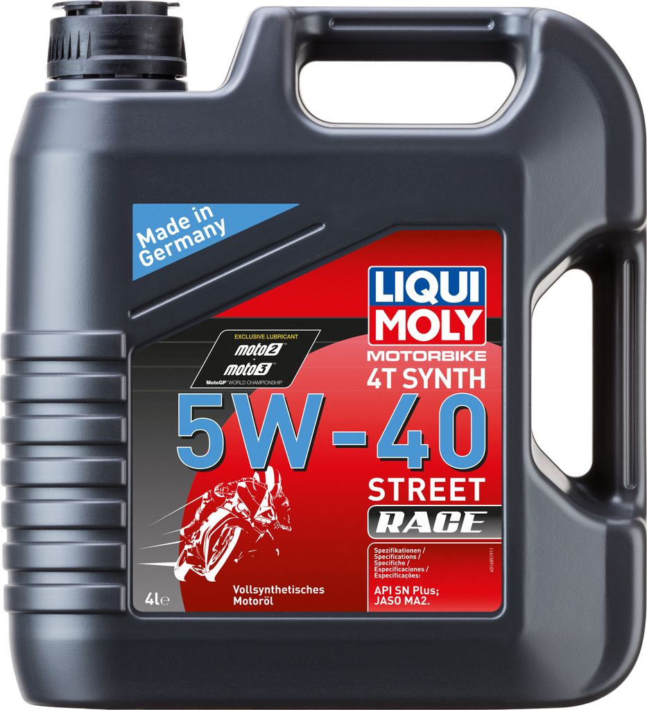 Liqui Moly Motorbike 4T Synth 5W-40 Street Race 4 Liter Produktbild 