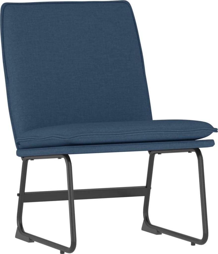 vidaXL Loungesessel Blau 52x75x76 cm Stoff