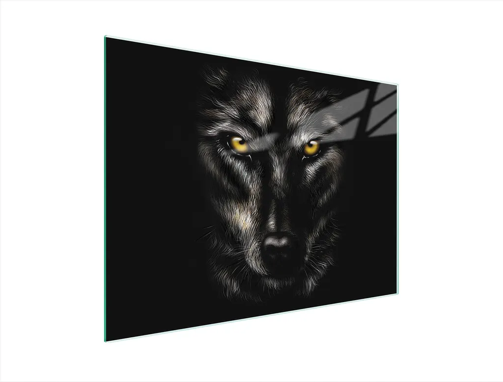 Tagliere Decorativo Vetro Wolf 40x30: Proteggi la tua Cucina