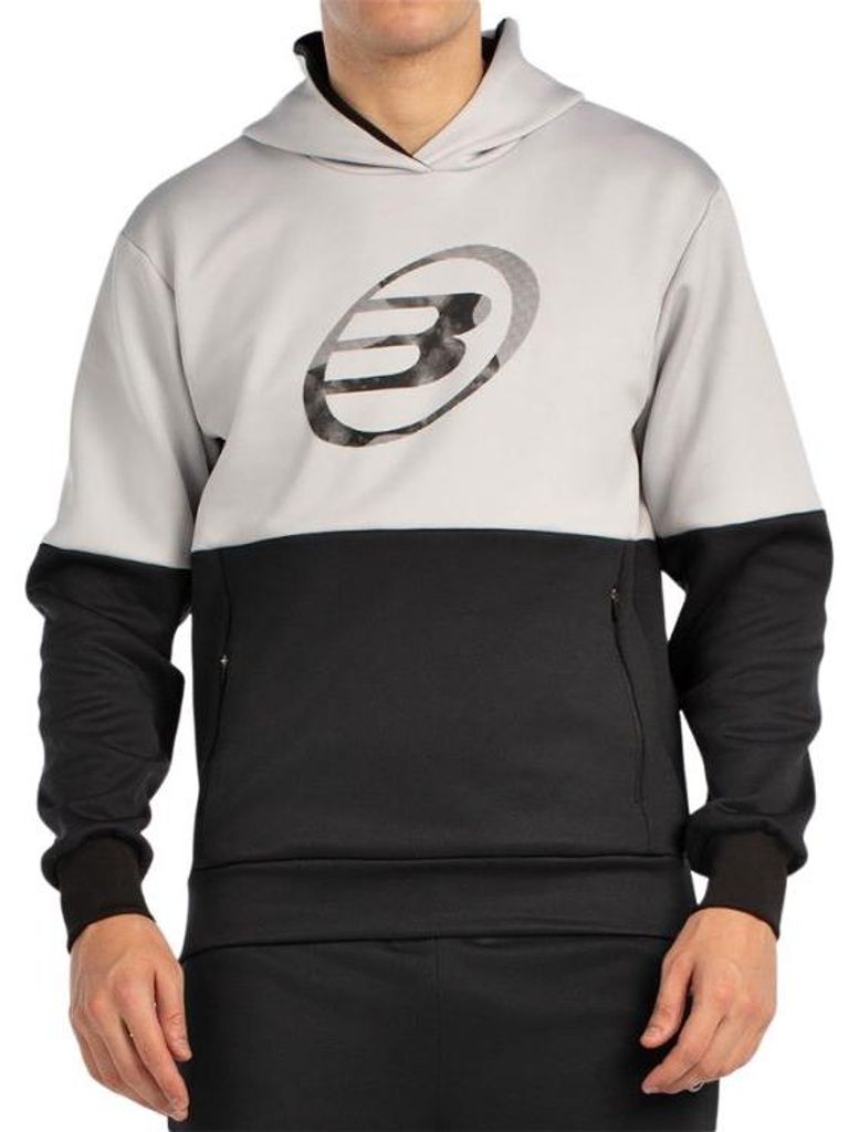 Bullpadel Hoodie Boyal Herren Grau Schwarz
