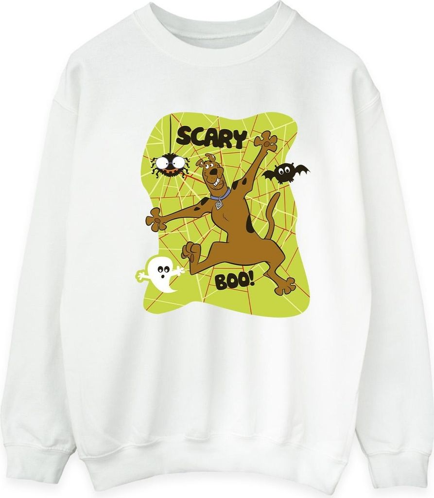 Scooby Doo - "Scary Boo!" Sweatshirt für Herren BI52968 (S) (Weiß)