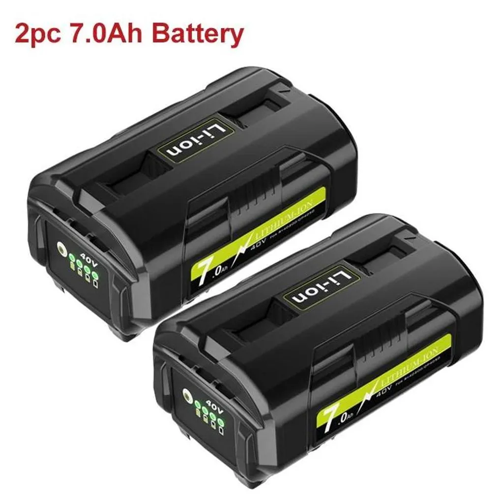 Batterie 40V Li-Ion 7,0 Ah pour OP4050 RY40200 - Lot de 2 de Rechange