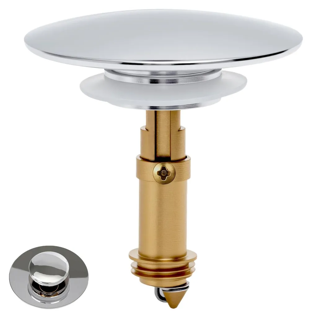 Bouchon de rechange pour lavabo bloqué : système à ressort 36-39 mm