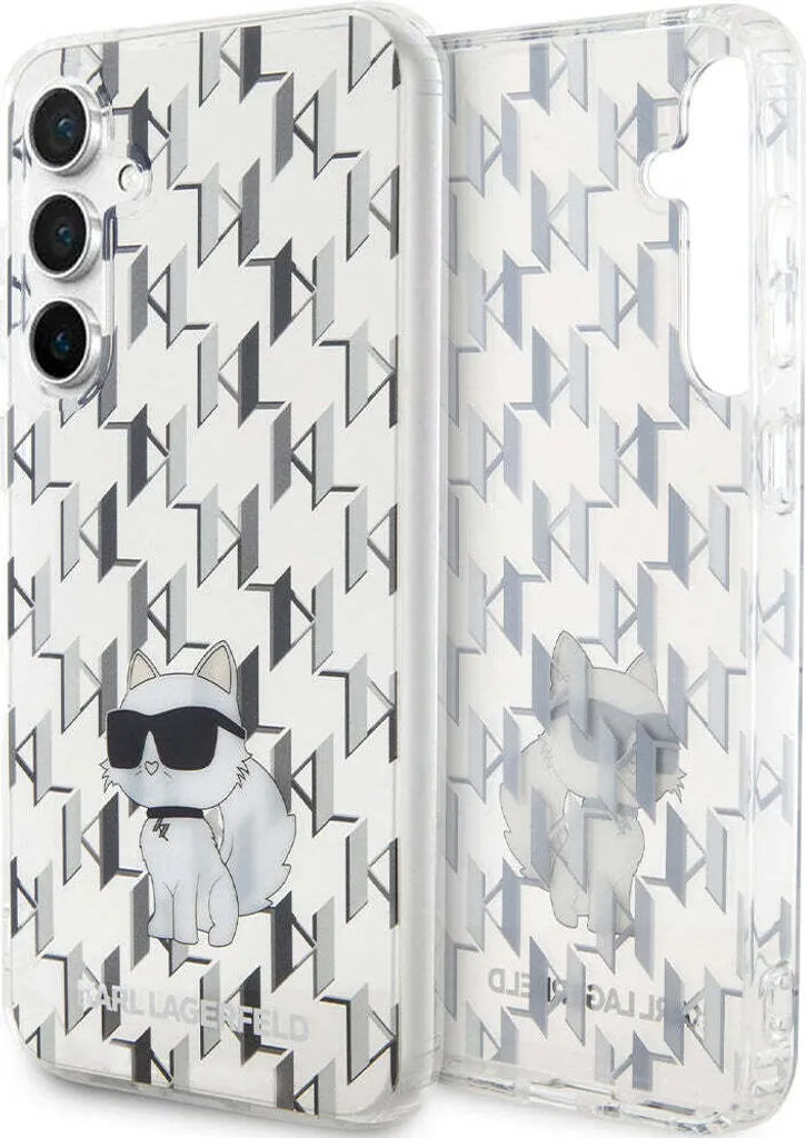 Karl Lagerfeld Klhcs23Fehncmklt S23 Fes711 Custodia rigida trasparente Monogram Choupette