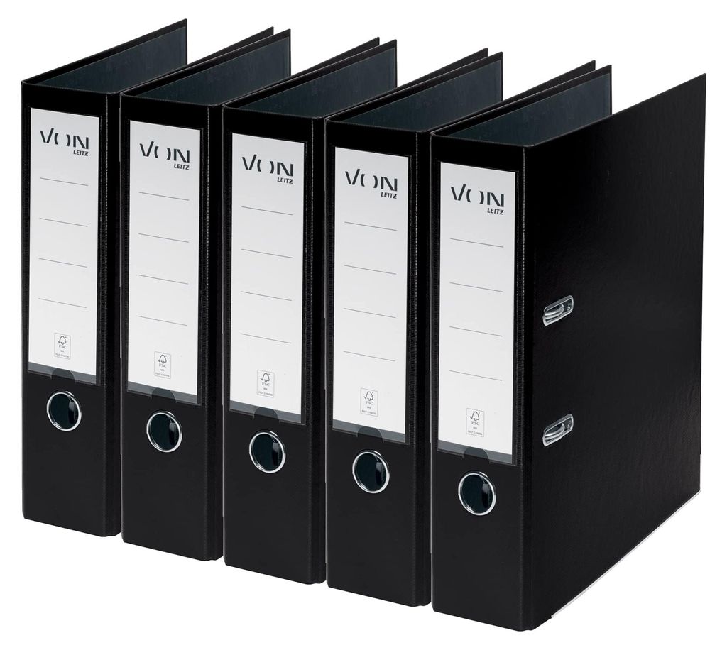 Von Leitz Classeur large, Classeur à levier 80 mm de large, Image du produit 