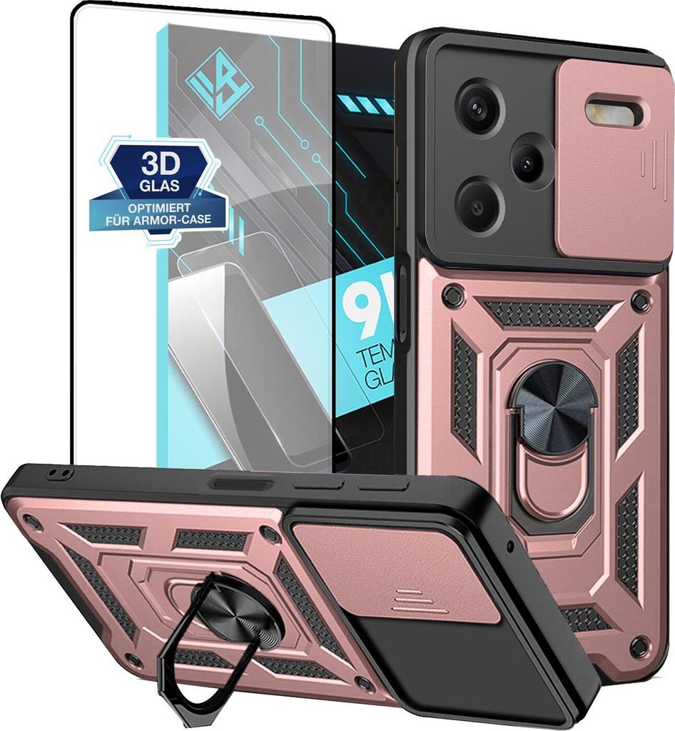 Armor Handyhülle für Xiaomi Redmi Note 13 Pro+ 5G mit 9H Produktbild 