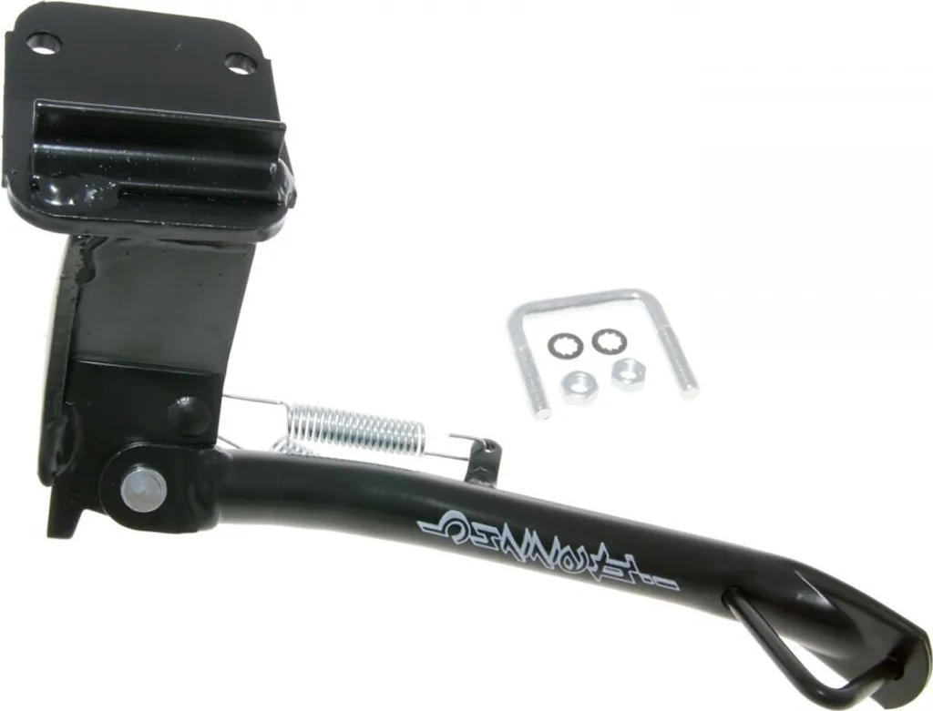 Béquille latérale Buzzetti noire pour Yamaha Aerox après 2013 renforcée