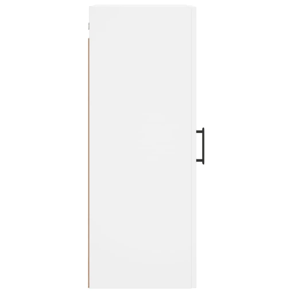 vidaXL Armadio a Muro Bianco 34,5x34x90 cm | Pensile Salvaspazio Casa - 9