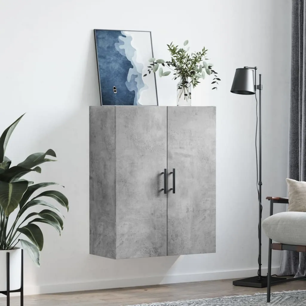 2052883 ARMADIETTO PENSILE a Parete Grigio Cemento 69,5x32,5x90 cm EUR 73,99 - IT