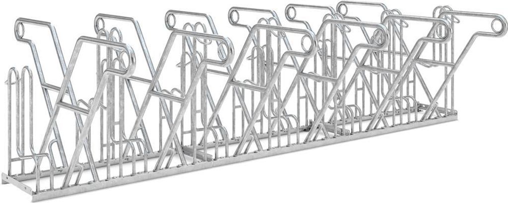 Fahrradständer mit Anlehnbügel 4622 XBF | 12 Räder zweiseitig | RA 540mm