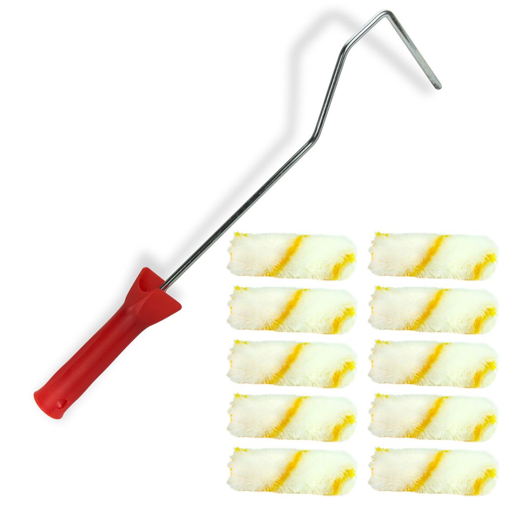 11-teiliges Farbroller-Set mit 10 cm Farbwalze, 40 cm Produktbild 