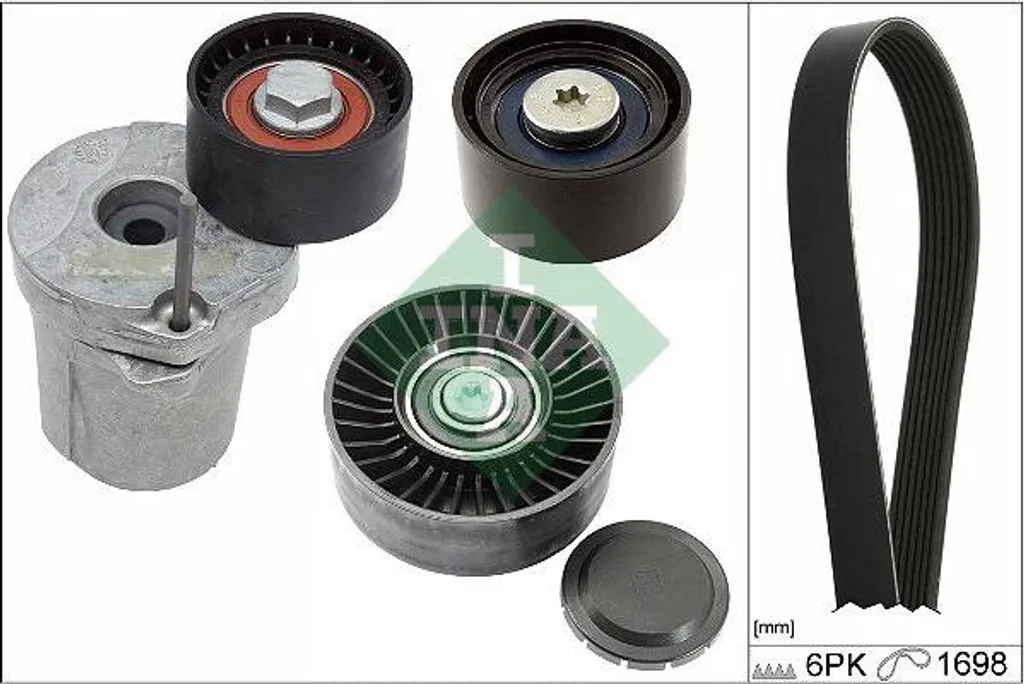 Maintenance Kit courroies INA pour BMW S3 E90-E93 S1 E81-E88 11287556251