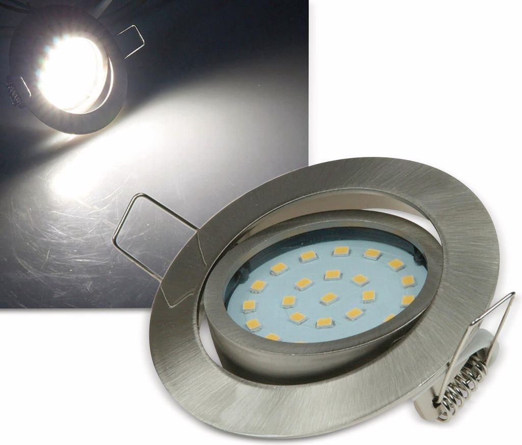 ChiliTec LED vestavné světlo Flat-26 neutrální bílá Obrázek produktu 