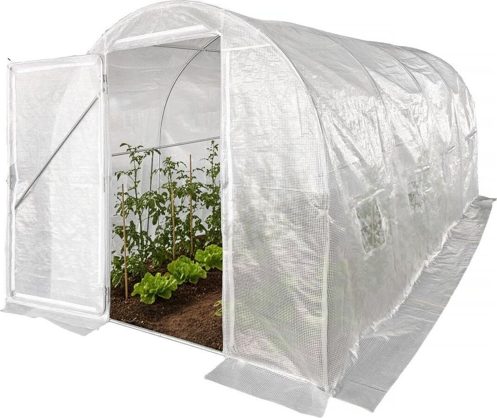 Serre tunelle de jardin avec porte 4,5 x 2 m "Mimosa" - 9 Image du produit 