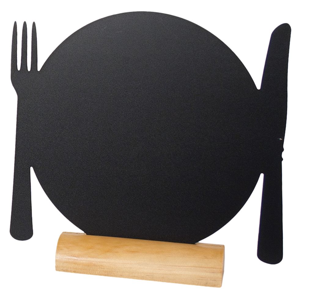 Securit Minitischtafel Teller (3 Stück)