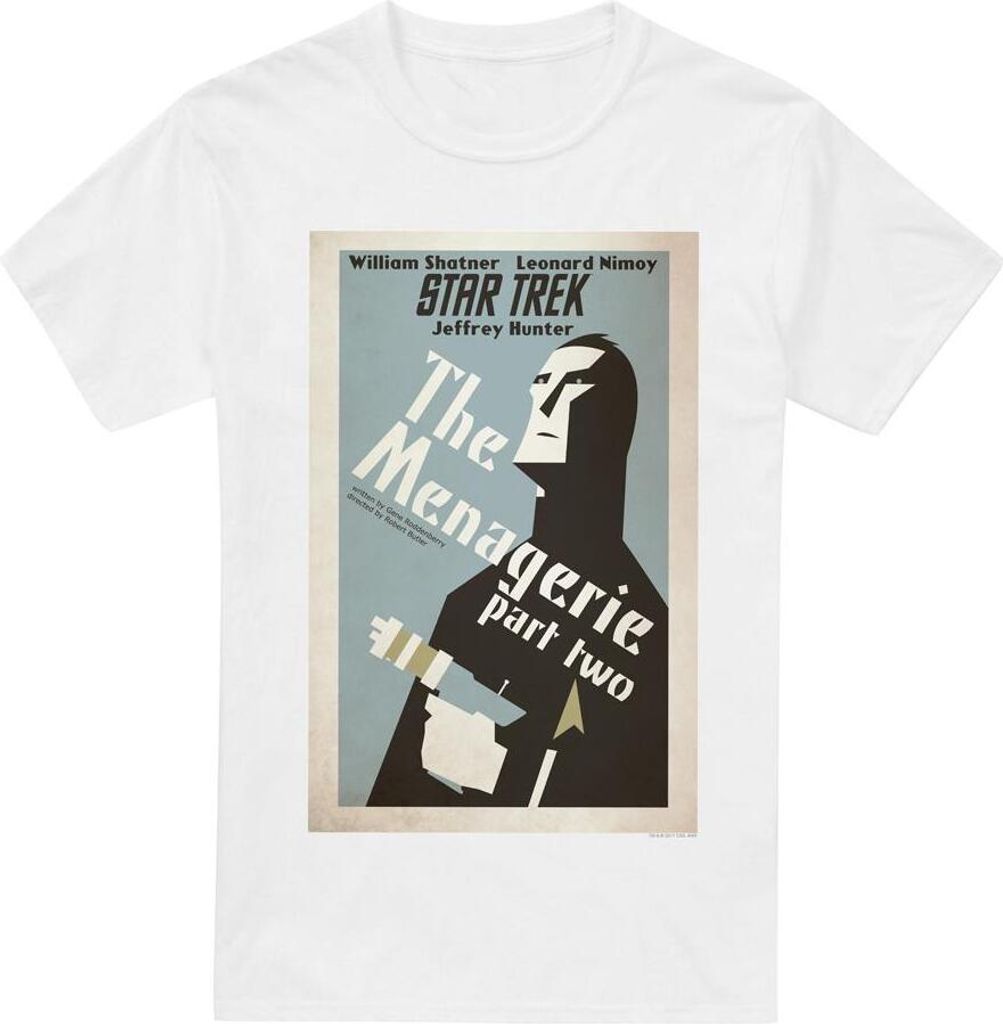 Star Trek - "The Original Series Episode 12" T-Shirt für Herren TV13815 (XL) (Weiß)