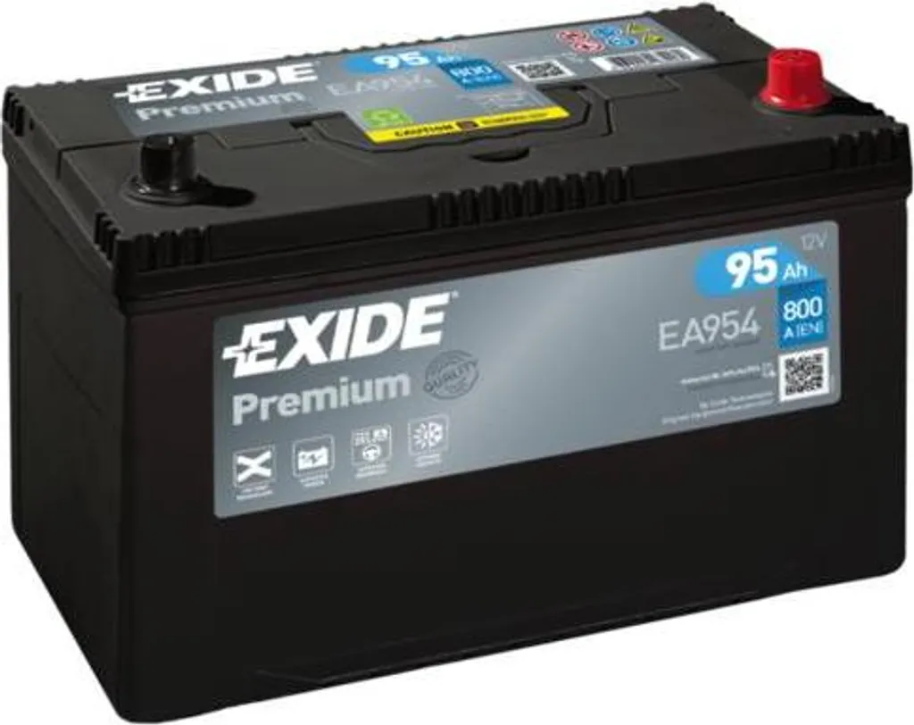 Batterie Exide EA954 Premium OE 5600SR pour Pajero et Outlander 95Ah