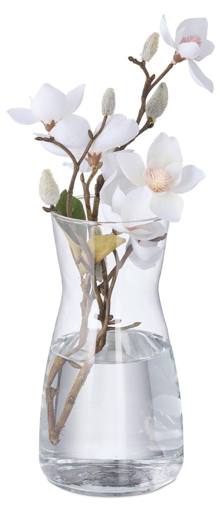 Relaxdays Blumenvase, Glasvase für Blumen, Tischvase aus Produktbild 