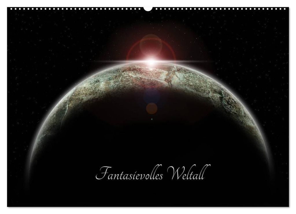 Fantasievolles Weltall (Wandkalender 2027 DIN A2 quer), CALVENDO Monatskalender