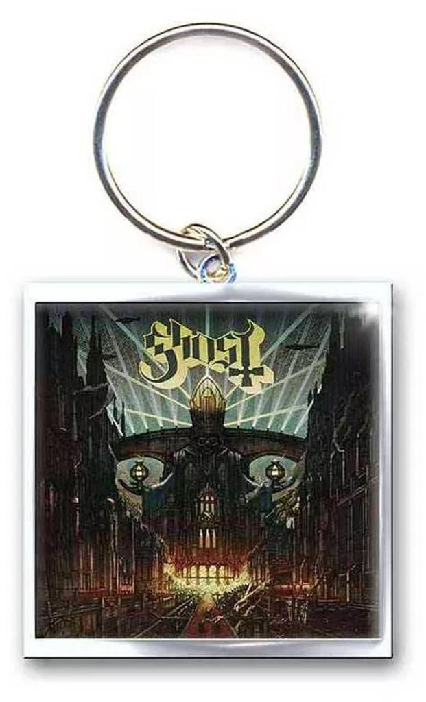 Ghost - "Meliora" Schlüsselanhänger Fotoausdruck RO7774 (Einheitsgröße) (Braun/Schwarz/Silber)