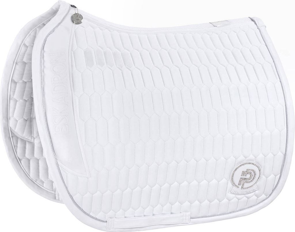 Eskadron Platinum Pure Schabracke " SOFTSHELL AVANTGARDE " Form - Dressur Farbe - weiß