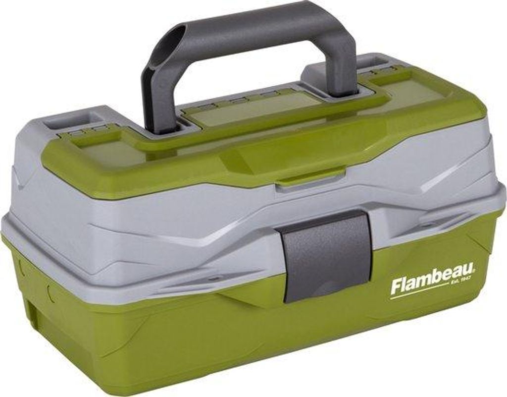 Flambeau – Klassisches 1-Tablett – Grün – Angelbox