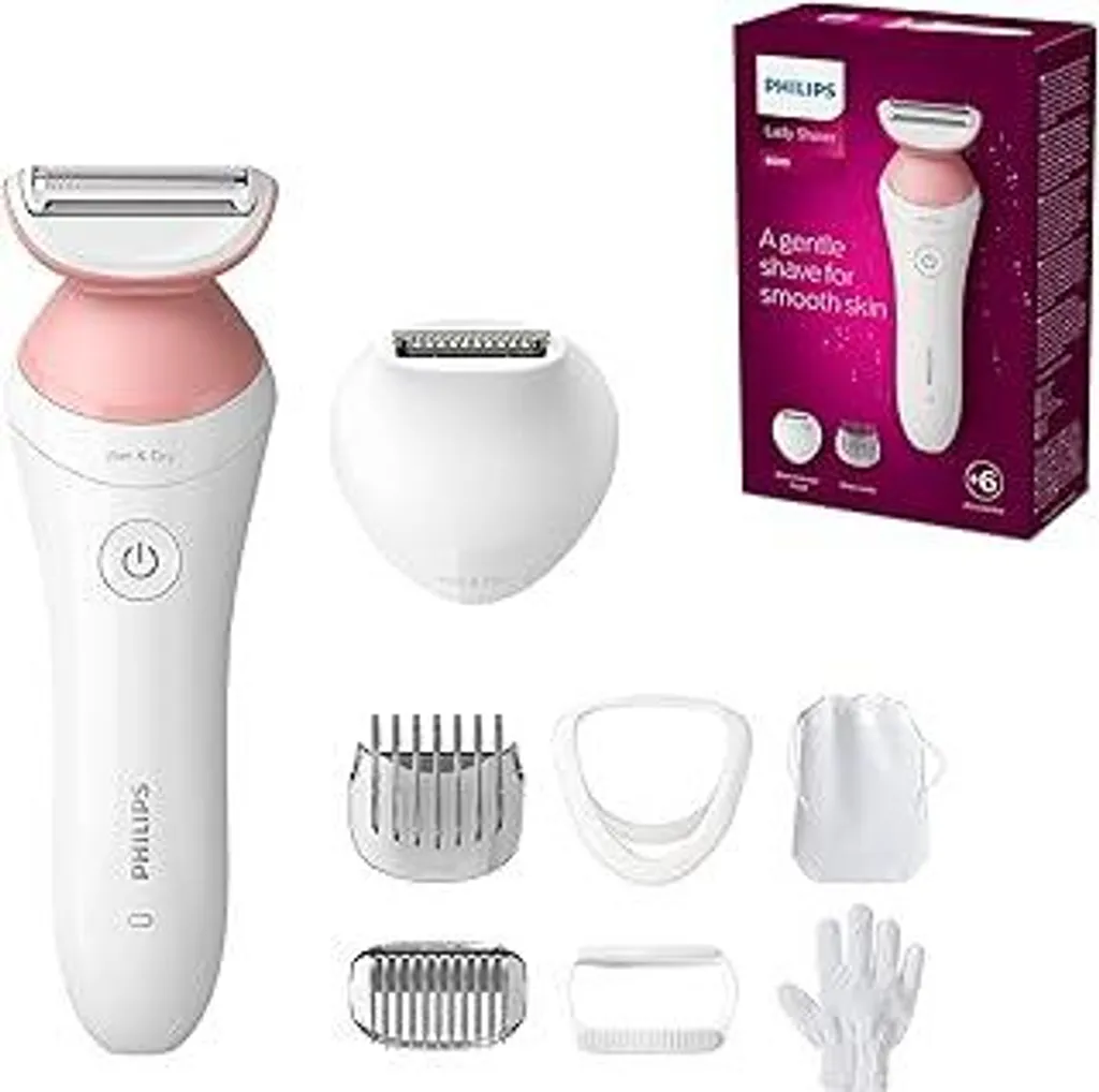 Recensione Philips Lady Shaver 6000 BRL146/00 | Rasoio Wet&Dry 6 Acc.