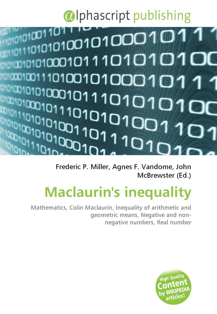 Maclaurin's inequality