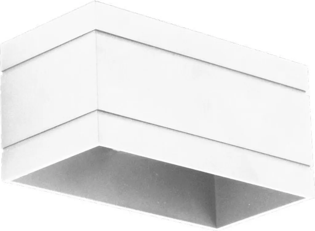Applique QUADO Blanche 1xG9 Lampex pour Salon et Chambre - Métal