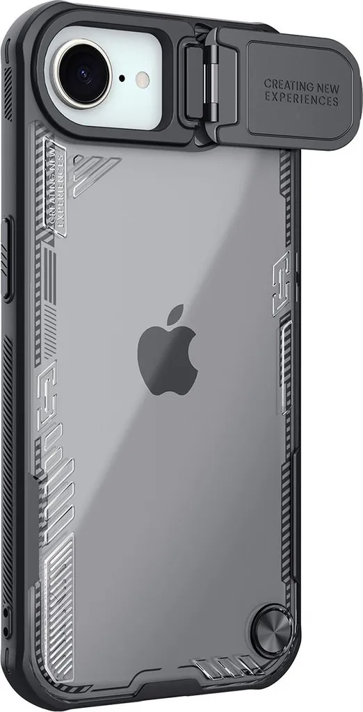 Cover iPhone 16E Nillkin Iceblade Prop Black: Stand & Shield 2-in-1