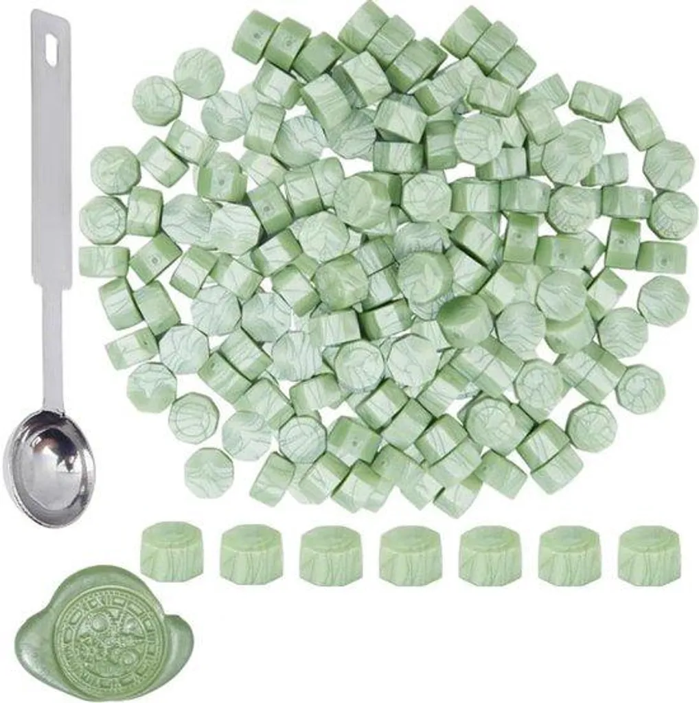 Réussir ses Sceaux de Cire Vert Clair sans résidus - Kit 100pcs