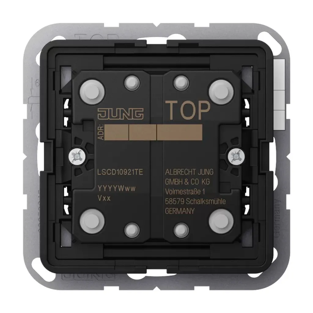 Interface de capteur tactile KNX 2-fold LSCD pour commande domotique