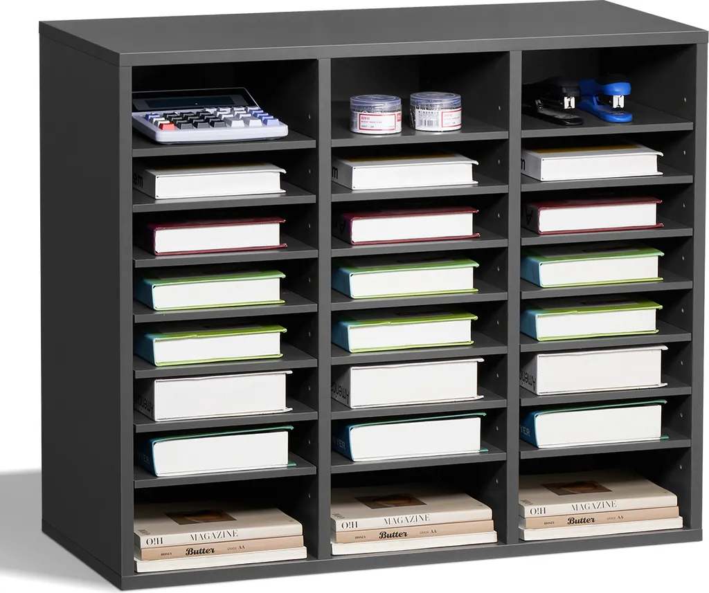VEVOR Organizzatore Documenti 24 Scomparti in Legno MDF - Prezzo Offerta