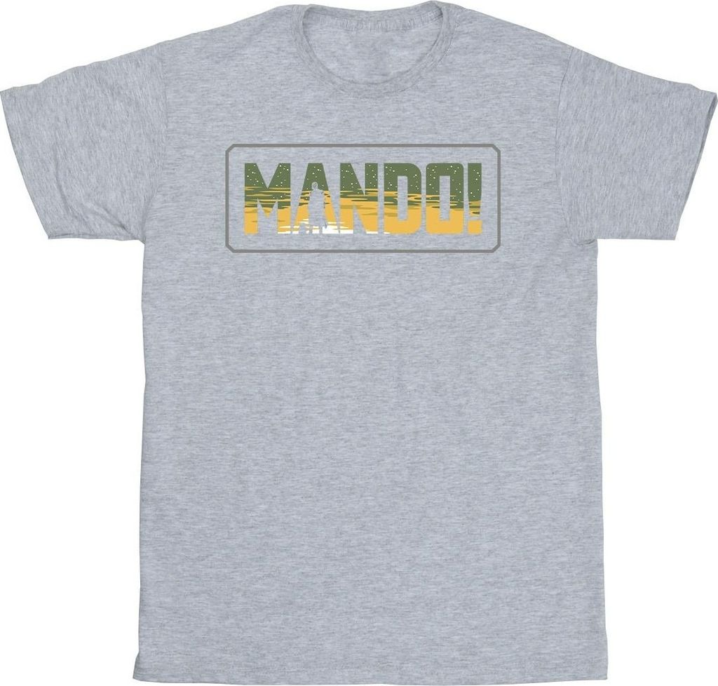 Star Wars - "The Mandalorian" T-Shirt für Herren BI47448 (L) (Grau)