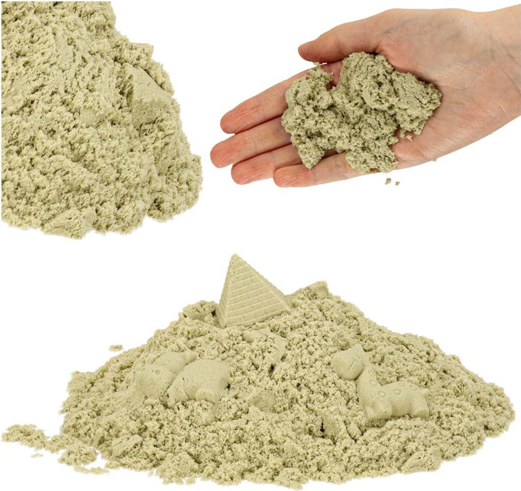 Kinetischer Sand 1kg im Beutel naturbeige Produktbild 